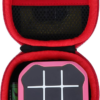 717OqxyNkzL._AC_SX679_ Lebakort Hard Case for GiiKER Tic Tac Toe Bolt Portable 3-in-1 Puzzle Game Console, Black and red zip, Robust